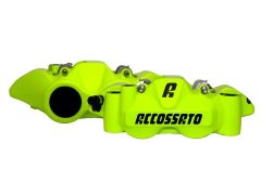 Pinza Freno Radiale Accossato Forgiata Monoblocco Interasse 108 mm Con Pistoni in Alluminio colore lucido