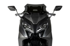 CUPOLINO SPORT SCREEN DI COLORE FUMÈ SCURO - LUNGHEZZA 41 X ALTEZZA 31,5 X SPESSORE O,3 CM