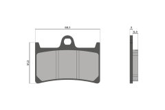 PASTIGLIE FRENO BRAKE PADS ANTERIORI