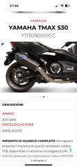 Scarico completo Termignoni carbonio acciao Tmax 560 