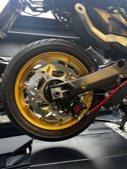 Supporto pinza assiale posteriore 282mm Yamaha Tmax 560 silver