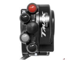 Cover comando gas con pulsantiera integrata per Yamaha T-MAX 560 2022 2024