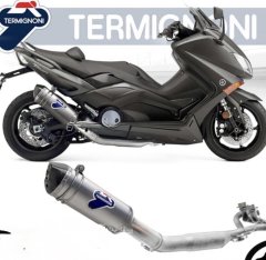 SCARICO COMPLETO TERMIGNONI TITANIO YAMAHA T MAX 530 2012-2016  OMOLOGATO