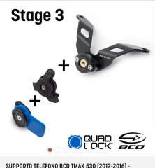 SUPPORTO TELEFONO BCD TMAX 530 (2012-2016) - QUADLOCK® - STAGE 3