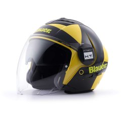 Casco Blauer Real HT Graphic A Casco Jet giallo/nero