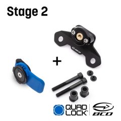 SUPPORTO TELEFONO REVERSIBILE BCD TMAX 560 (2022-2025+) - QUADLOCK® - FASE 2